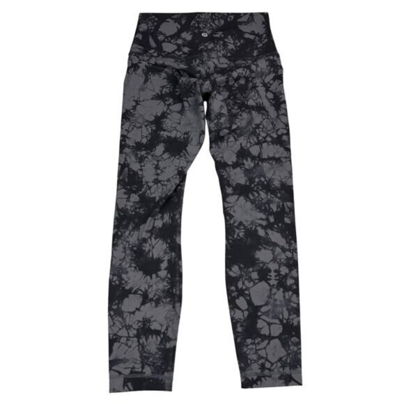 LULULEMON Wunder Under Pant (Hi-Rise) Size 6 Shibori Black Dark Carbon - Picture 5 of 7